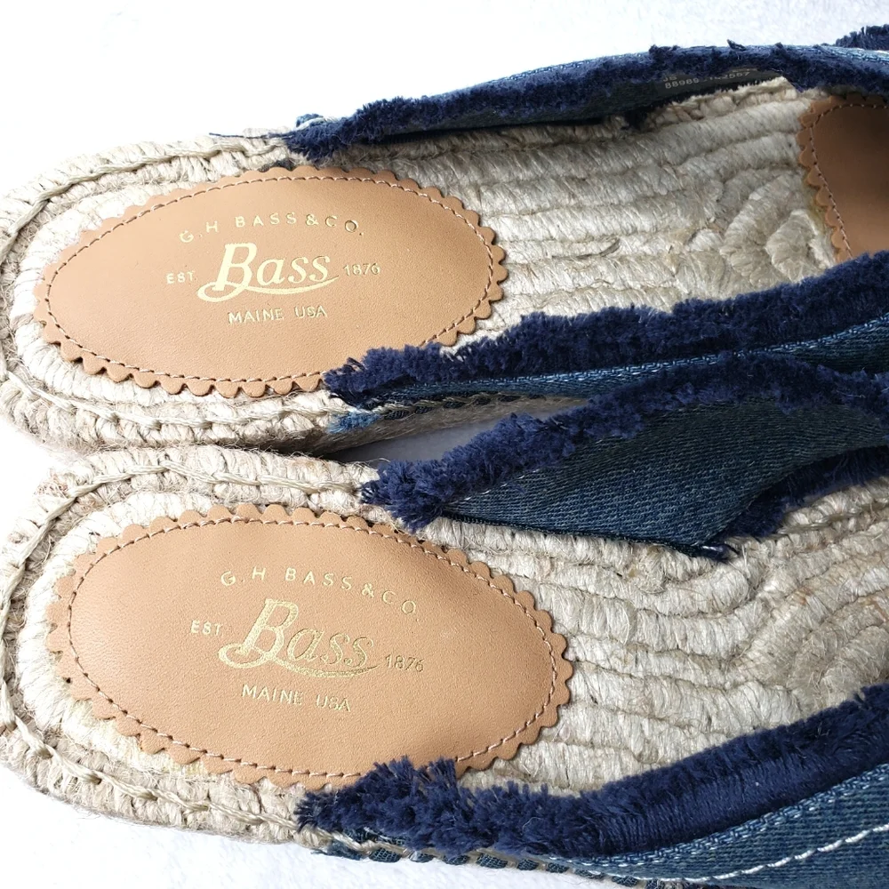 G.H. Bass & Co. Espadrilles Sz9